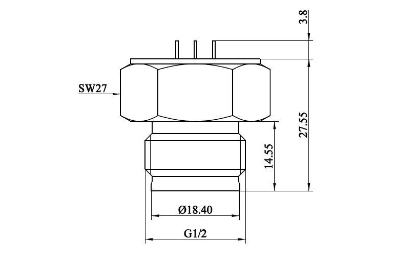 specifications of  the XDB 102-2 pressure sensor module